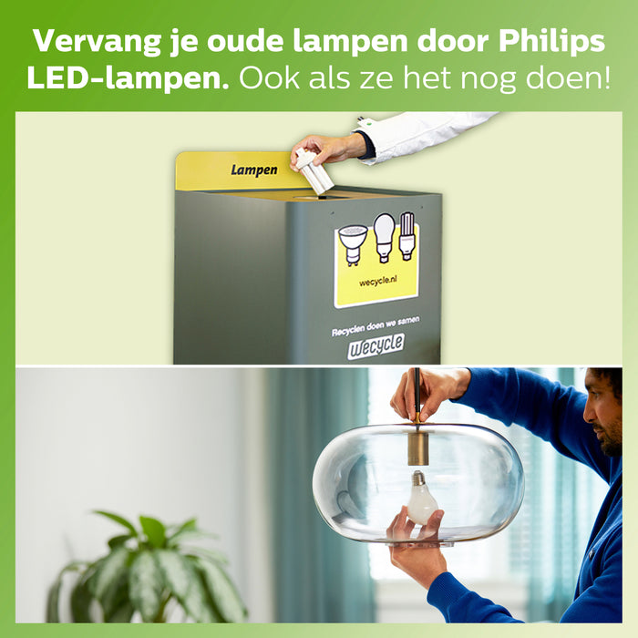 Philips Ultra Efficient LED lamp Mat - 75 W - E27 - Koelwit licht