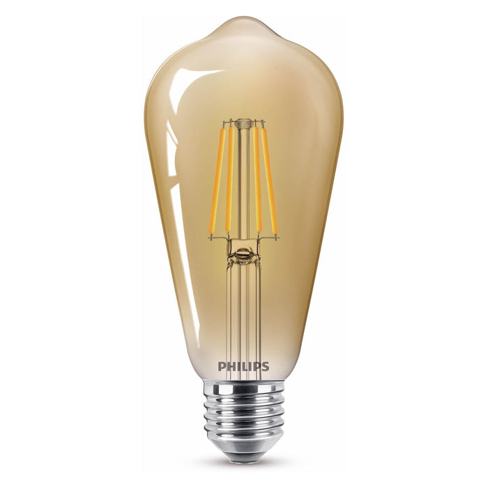Philips LED Edison Goud - 35 W - E27 - Extra warmwit licht