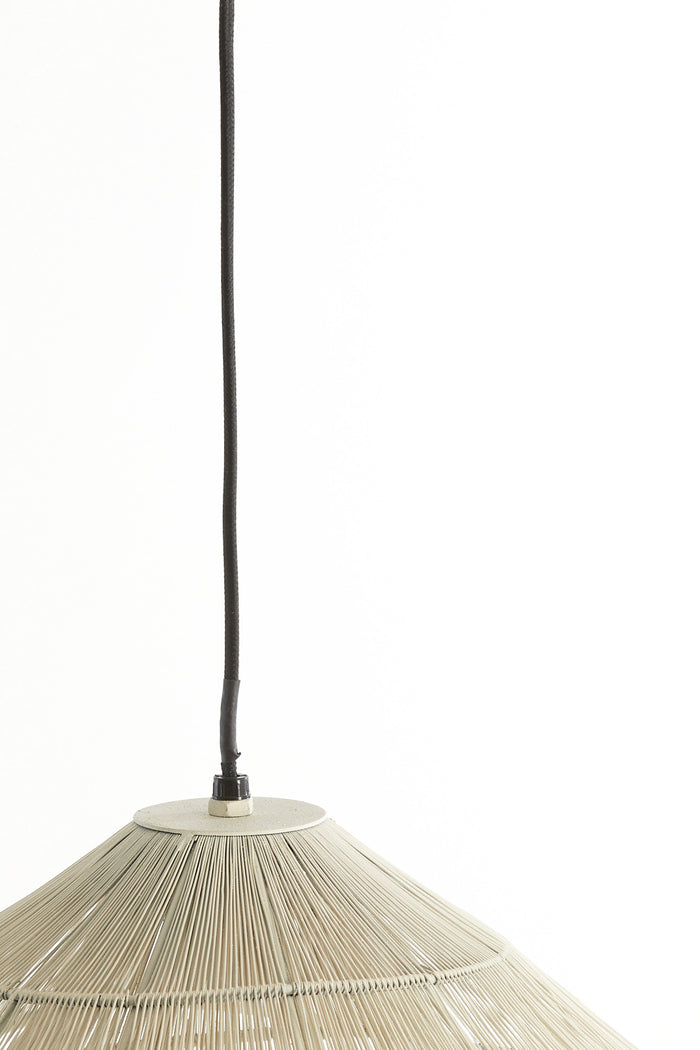 Light & Living - Hanglamp ALAMEDA - Ø36x29cm - Wit