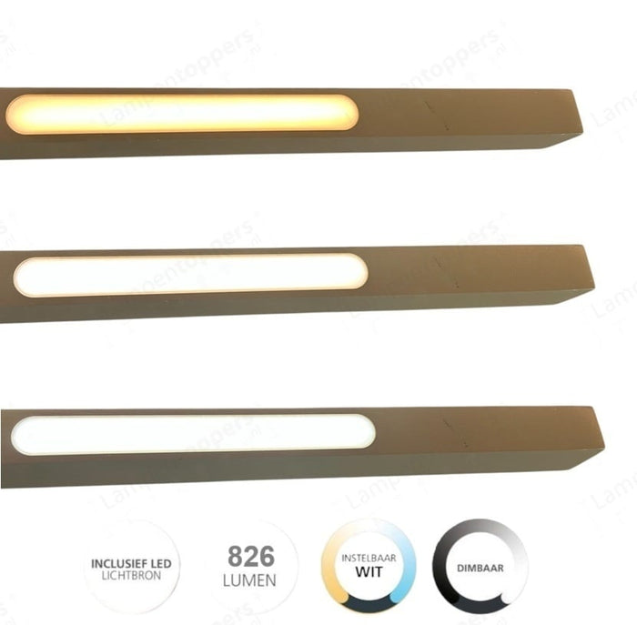 Freelight Hanglamp Traiano Crème Up & DownLight Dimmer + Lichtkleur