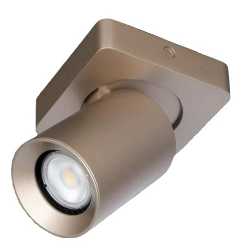 Artdelight Spot Megano Champagne GU10 1 Lichts