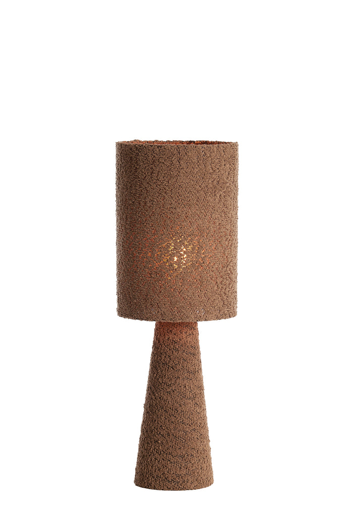 Light & Living - Tafellamp MICKY - Ø20x58cm - Bruin