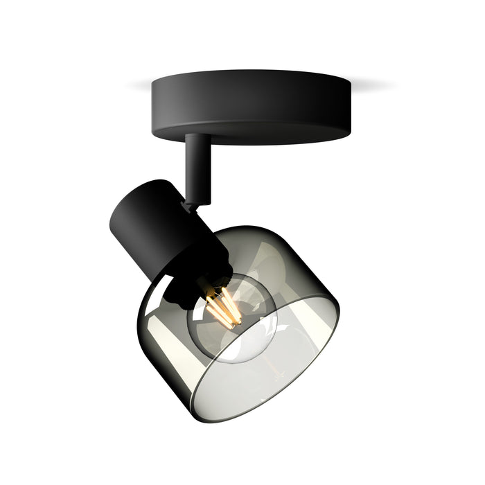Philips Sleet Spot - Wandspot - Met gerookt glas - Kleine fitting E14