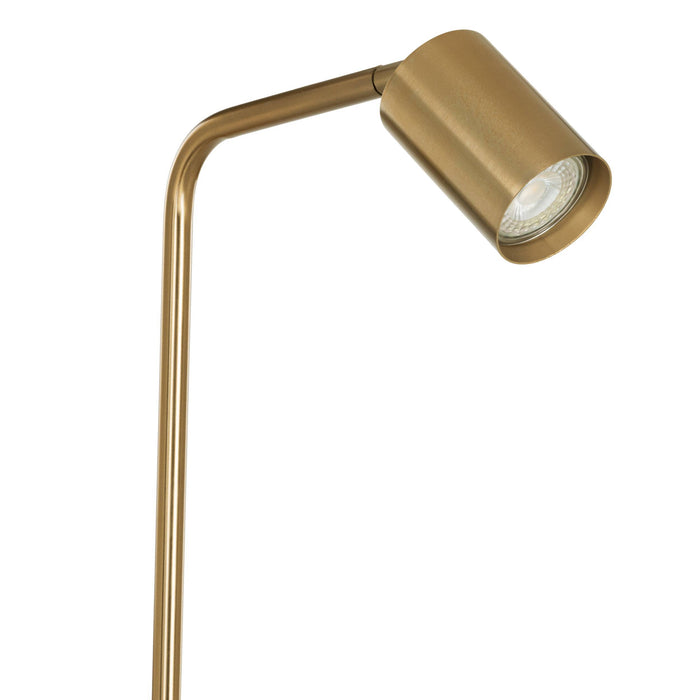 EGLO Rigomagno Vloerlamp - GU10 - H 151 cm - Staal - Goud