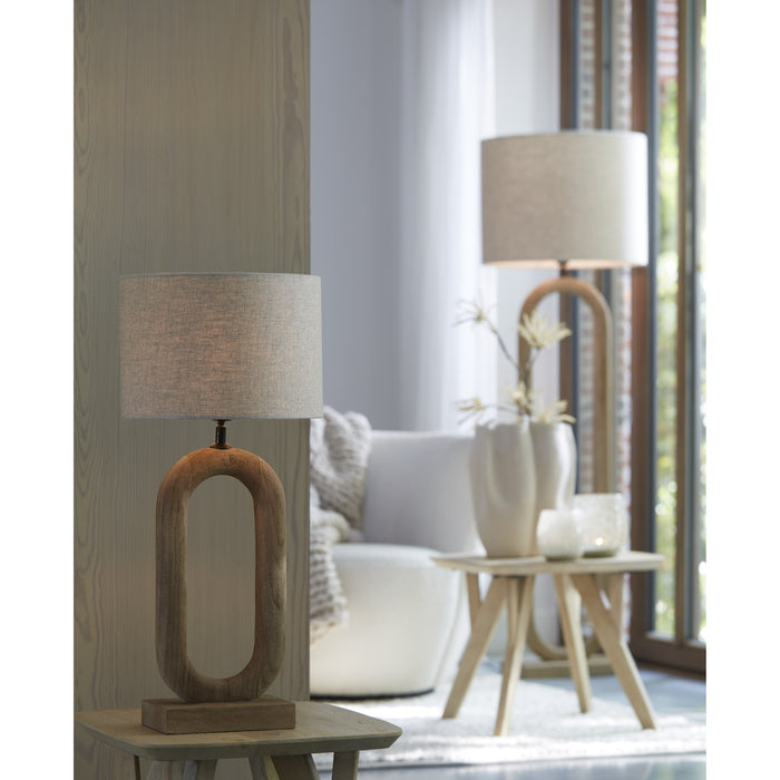Light & Living - Lampvoet PACECO - 20x12x44cm - Bruin