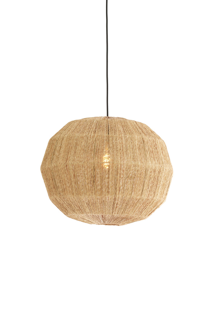 Light & Living - Hanglamp JUNNA - Ø50x50 cm - Bruin