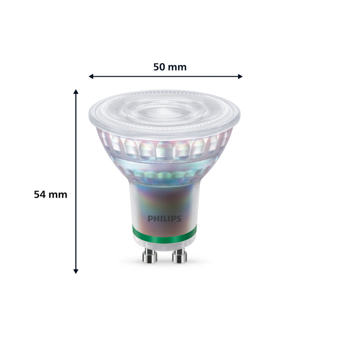 Philips Ultra Efficient LED spot - 50W - GU10 fitting - Koelwit licht - Dimbaar