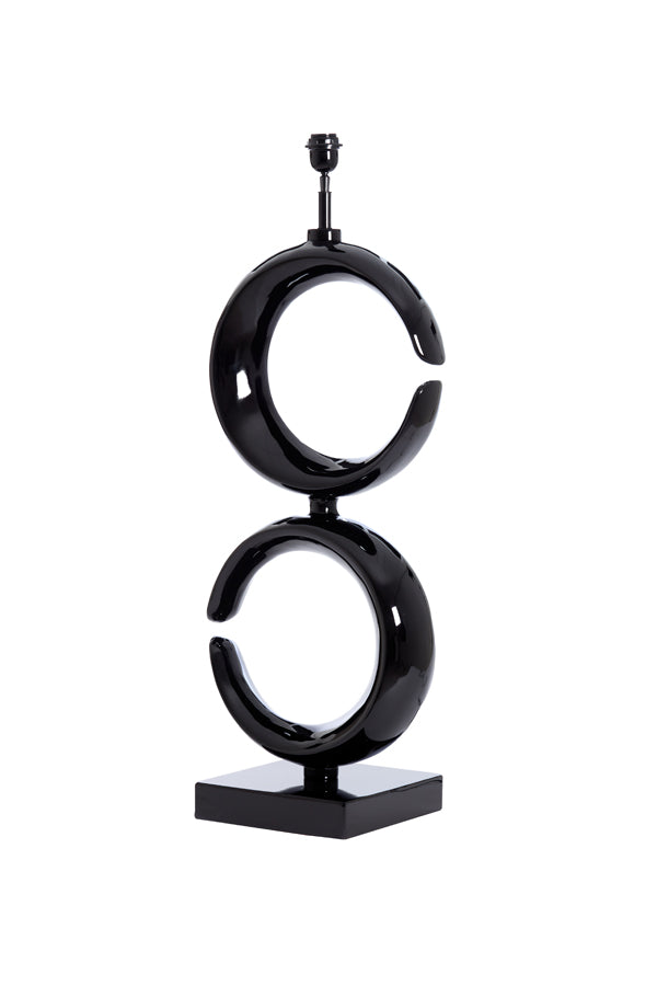 Light & Living - Lampvoet MAAN - 37x26x99cm - Zwart