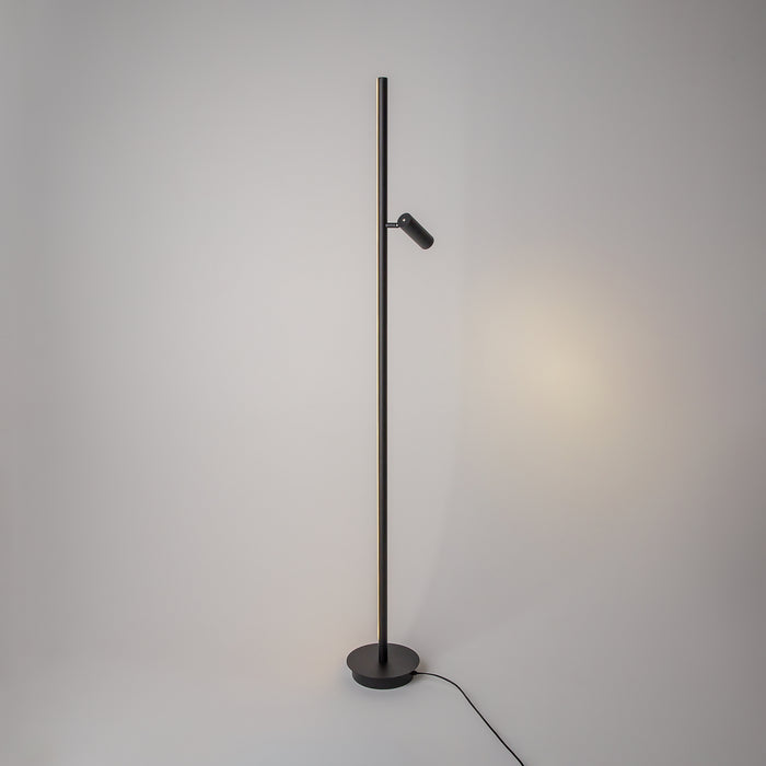 Maytoni - Vloerlamp Thin - Aluminium - Zwart