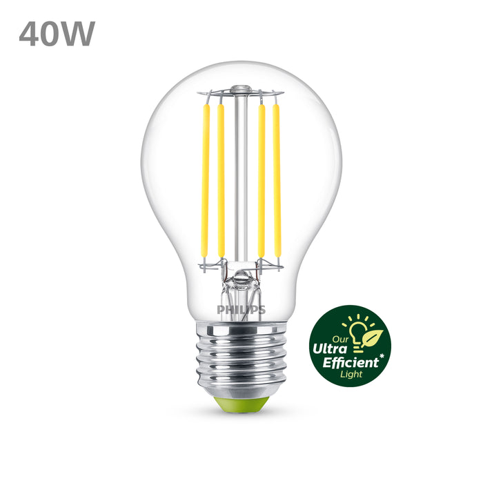 Philips LED lamp Transparant - 40 W - E27 - koelwit licht