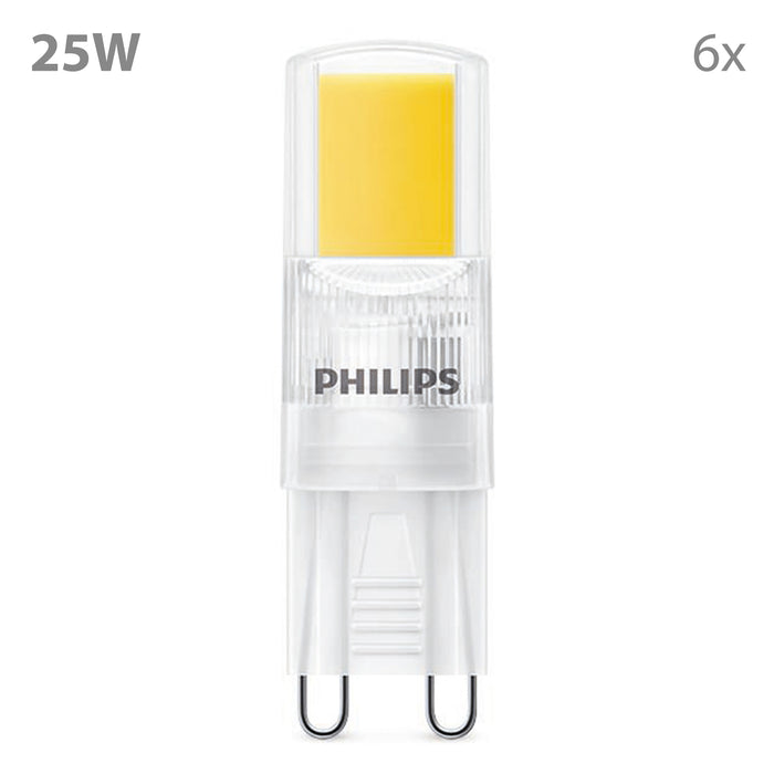 Philips Voordeelverpakking G9 - LED Capsulelamp - Set van 6 Stuks