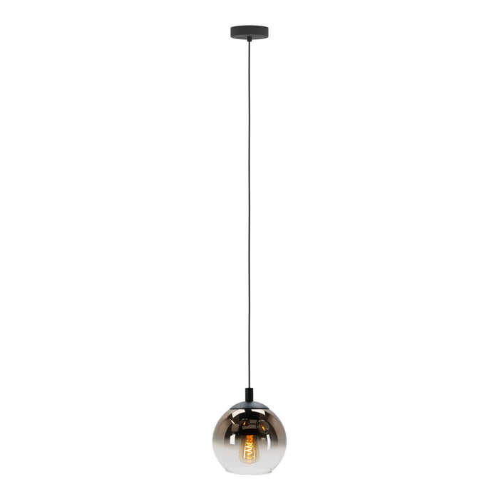 EGLO Ariscani 1 Hanglamp - E27 - Ø 20 cm - Koperglas - Zwart