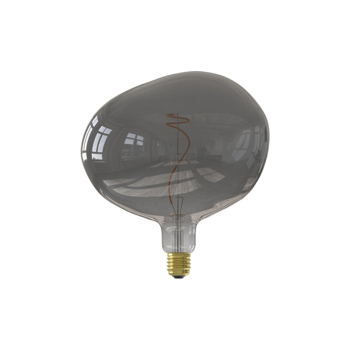 Calex Lichtbron E27 Cobble - Antraciet|Grijs - Glas