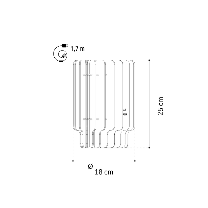 Nova tafellamp - Dirty Mint