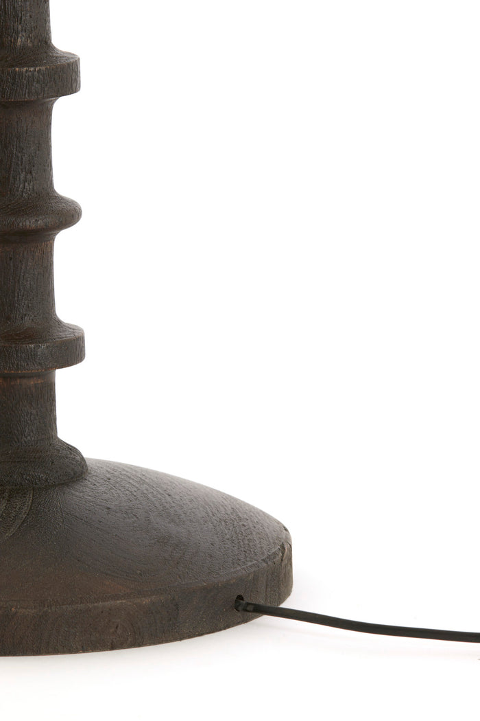 Light & Living - Vloerlamp CECILY - Ø30x135 cm - Donkerbruin