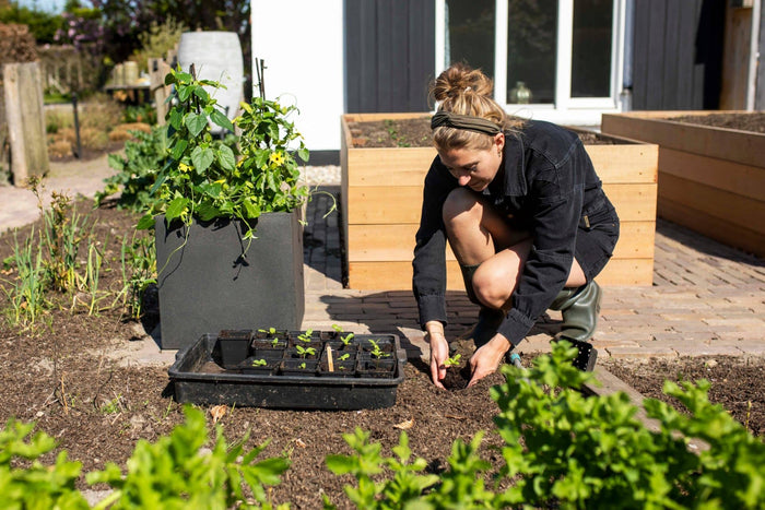 Capi Europe - Pot vierkant Smooth NL - 30x30 - Beige