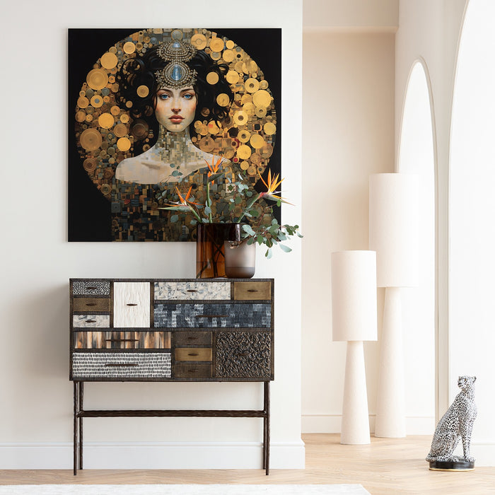 Vloerlamp Marleen Boucle 130cm beige Kare Design