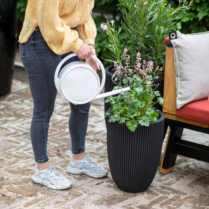 Capi Europe - Vaas elegant laag Groove NL - 34x46 - Beige