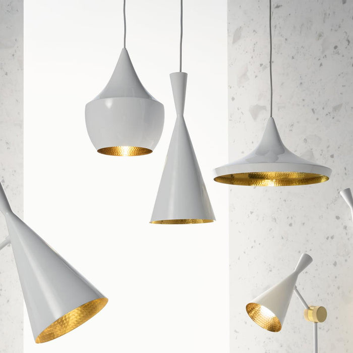 Beat Fat hanglamp LED wit