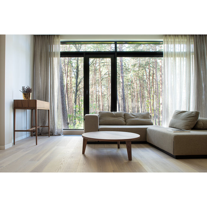 MINT Furniture, Salontafel, D90 cm, H40 cm, Amerikaanse walnoot