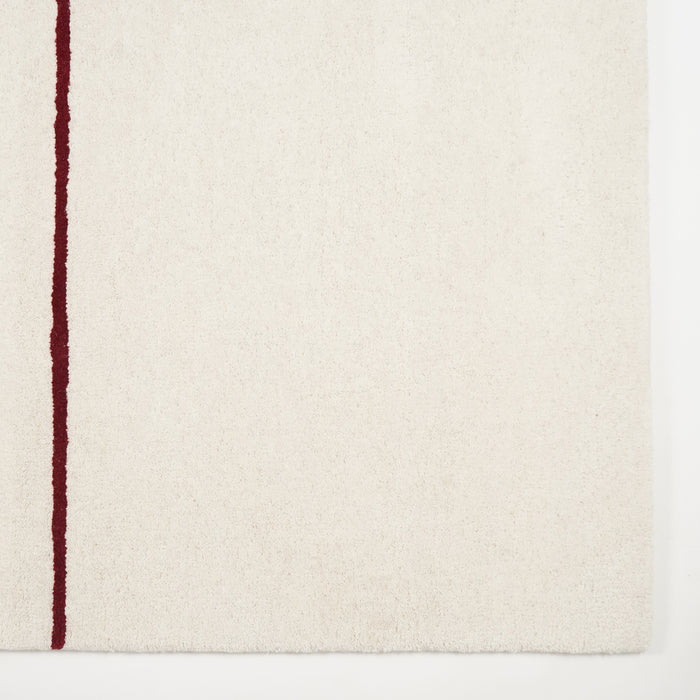 by fonQ Line Vloerkleed 170 x 240 cm - Rood