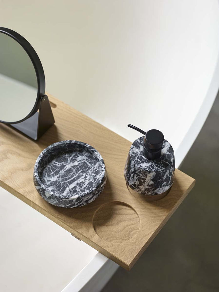 Orion Zeepbakje Black | Zwart | Natuursteen