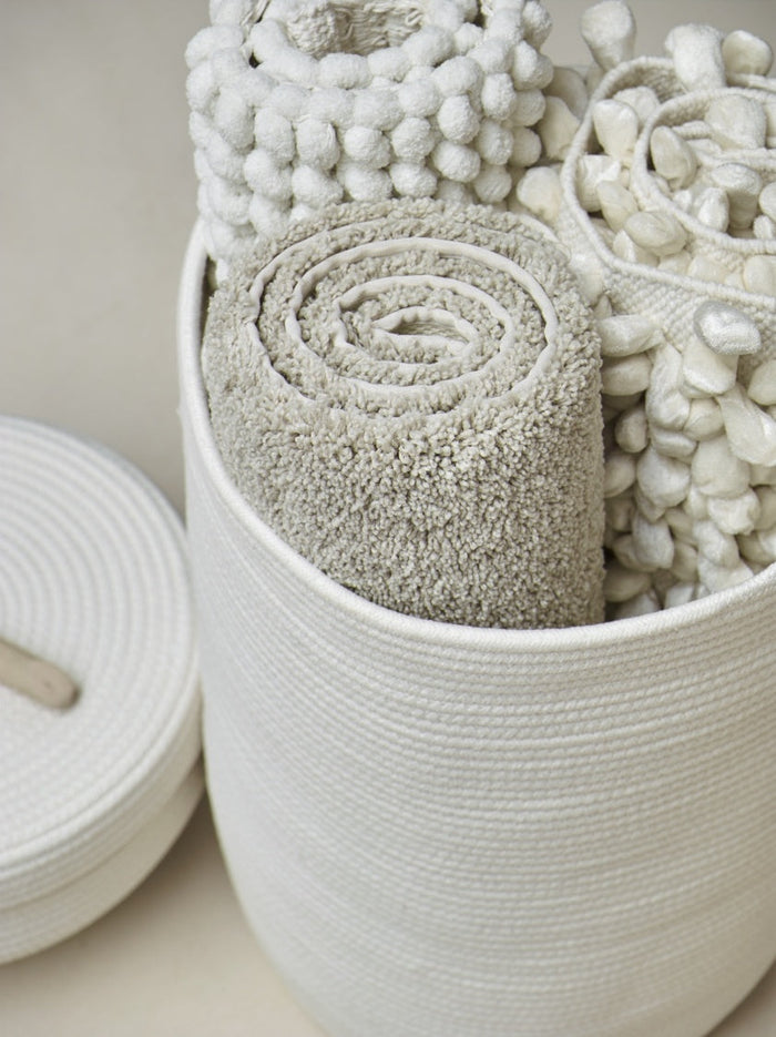 Rocca Badmat Ivory | 60 x 60 cm | Ivoor | Katoen | Polyester