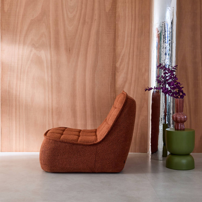 sweeek - Fauteuil bouclé stof 1 zitplaats