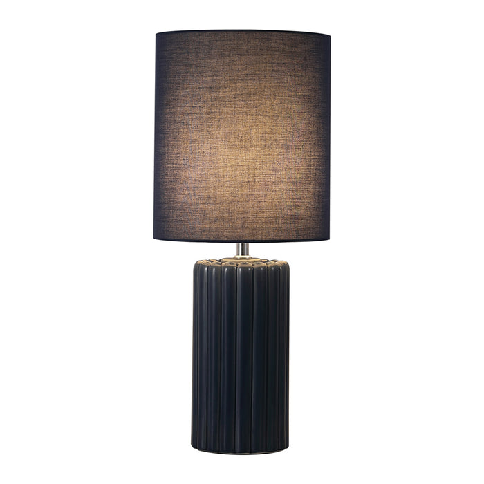 Searchlight Groove Tafellamp - Navy Blue