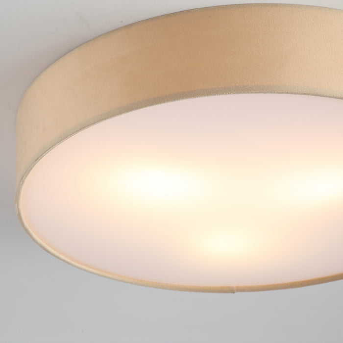 Searchlight Drum Plafondlamp - Champagne