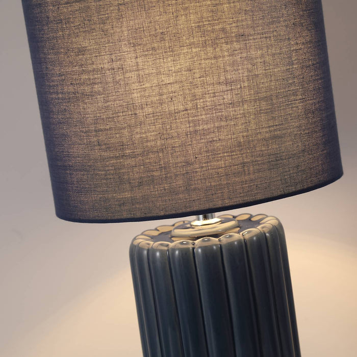 Searchlight Groove Tafellamp - Navy Blue