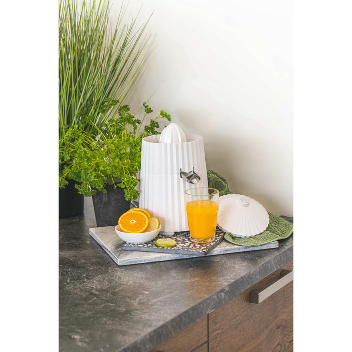 Alessi Citruspers Plissé - elektrisch - Wit - Michele de Lucchi - MDL07 W