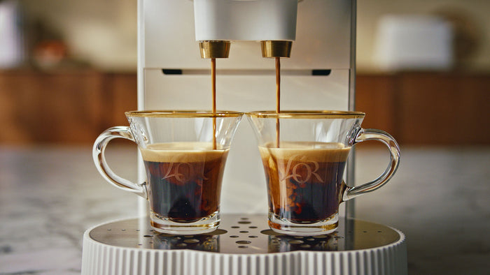 Alessi Koffiecupmachine Plisse - Geschikt voor L'OR Barista, Nespresso® Cups - LM9014|W - Wit