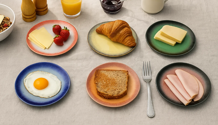 Studio Tavola Ontbijtborden | Desserborden Fire ø 20 cm - 6 Stuks