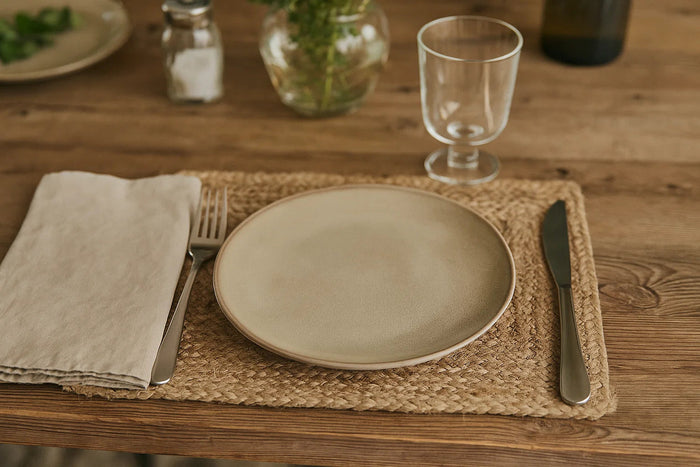 Cookinglife Ontbijtborden | Dessertborden Sabi Beige ø 21 cm - 6 Stuks