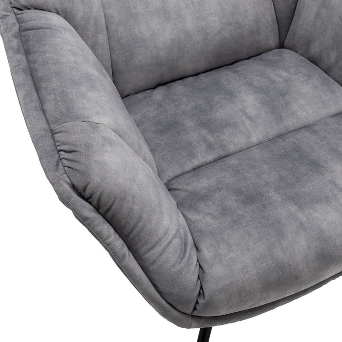 Calicosy - VOLTER Grijze woonkamerstoel - H98 - Grijs