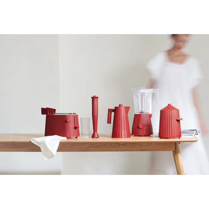 Alessi Tostiklemmen voor Broodrooster Plissé - Rood - Michele de Lucchi - MDL08RA R