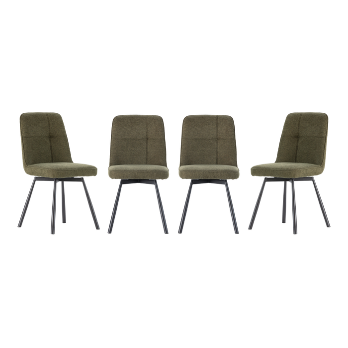 Calicosy - Set van 4 draaistoelen IONA - H85,5 cm