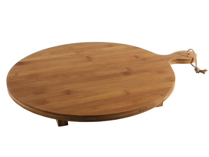 Cookinglife Serveerplank Pizzaplank XXL Organic Bamboe ø 42 cm