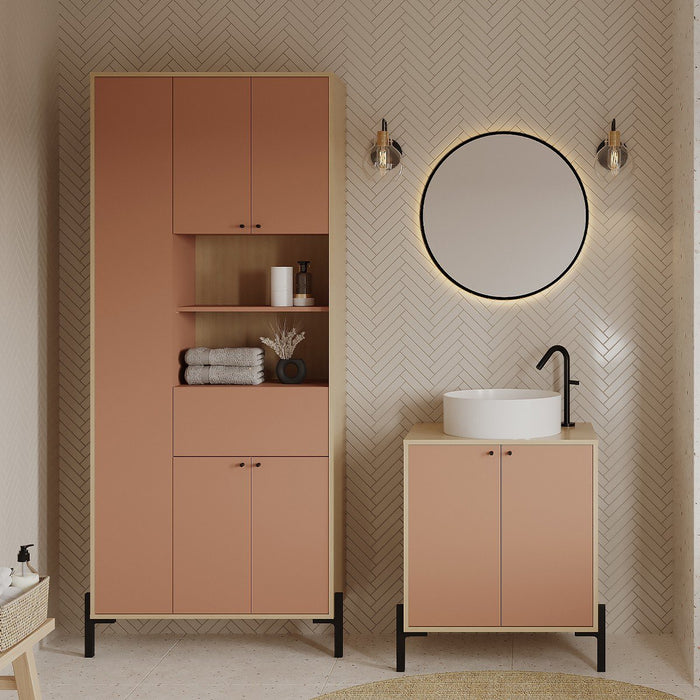 Calicosy - ELISA Kolom met 4 deuren en 1 lade - H201,5 cm