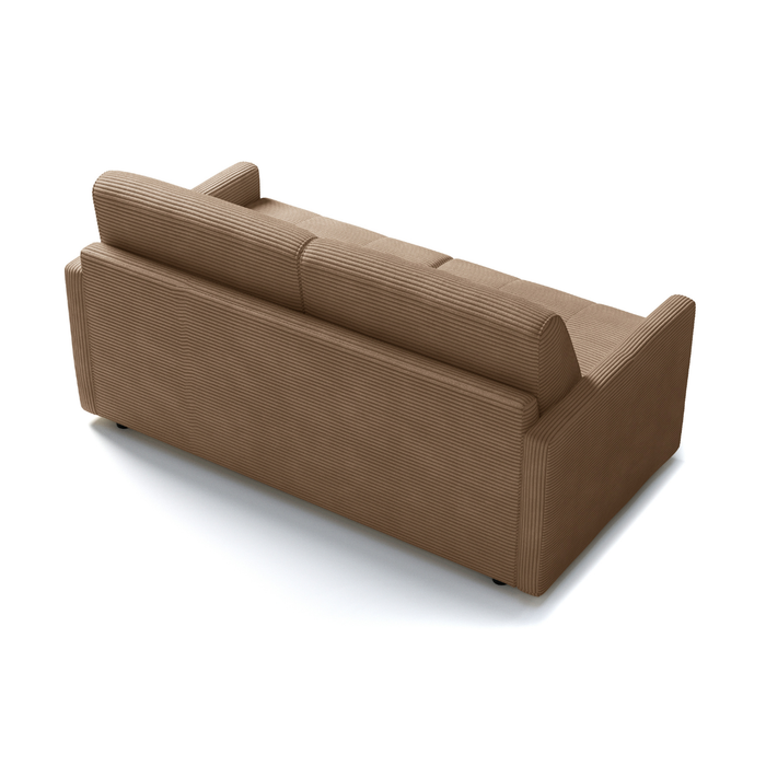 Calicosy - Slaapbank 3-zits in geribbeld fluweel Cosenza -