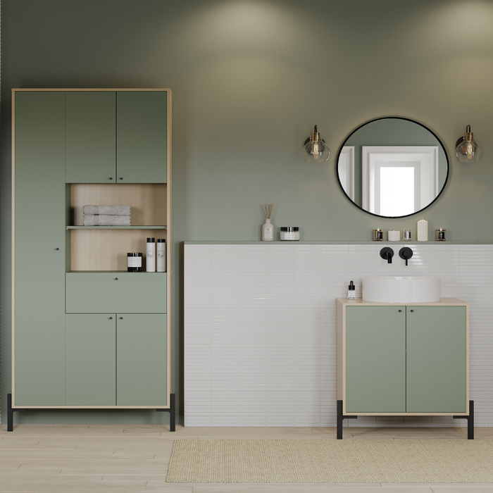 Calicosy - ELISA Kolom met 4 deuren en 1 lade - H201,5 cm