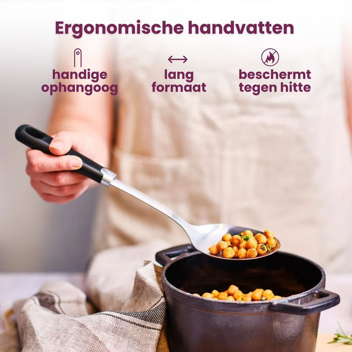 Cosy & Trendy Dunschiller - Delish - Recht - RVS Zwart