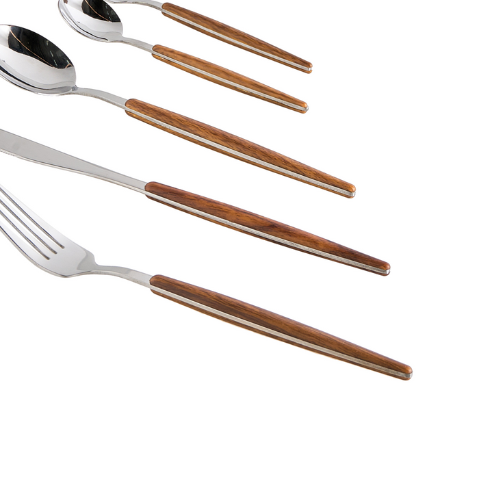 Beliani - GEMELLI - Bestekset 30-delig - Zilver - RVS