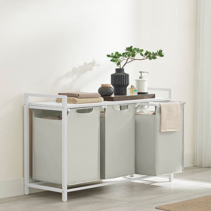 Calicosy - Wasmand 3 compartimenten - H72 cm