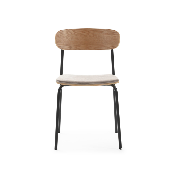Calicosy - Set 2 stoelen ADRIANA - L46 cm - Stof & metaal