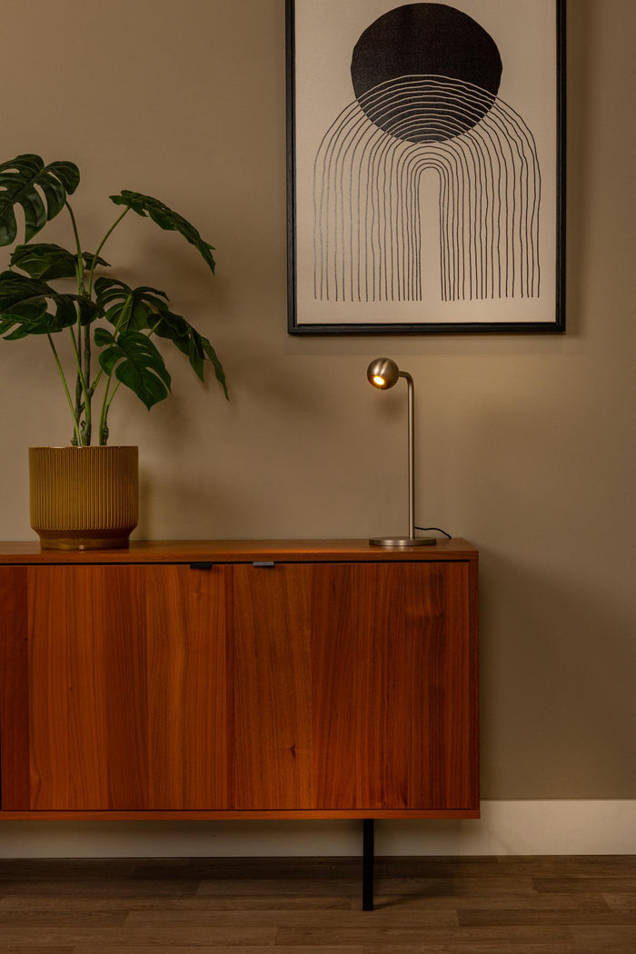 Lucide Premium MONTANA Tafellamp - Grijs ijzer