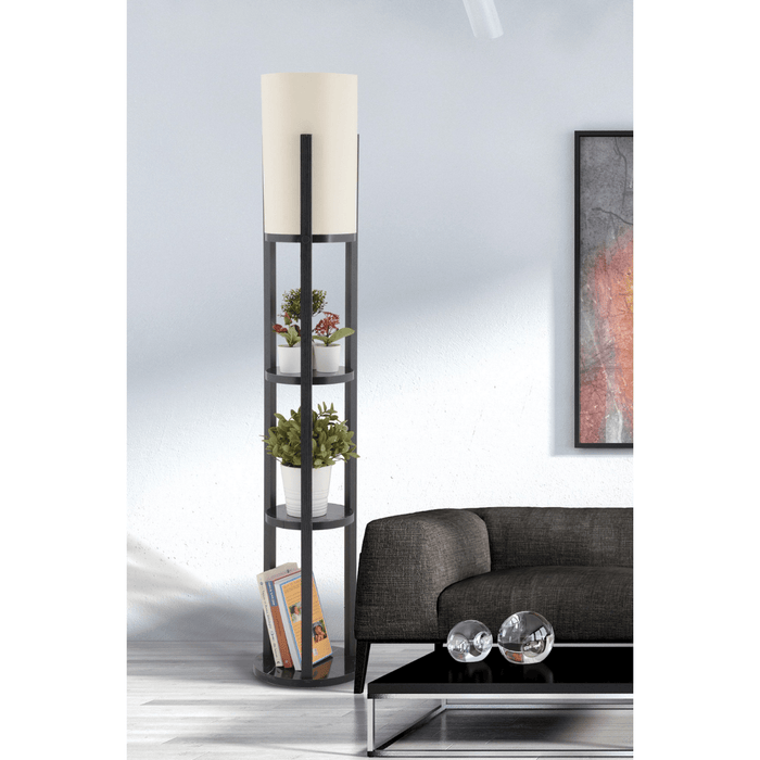 Calicosy - CIRCLE Lamp met 3 ronde planken - H135 cm