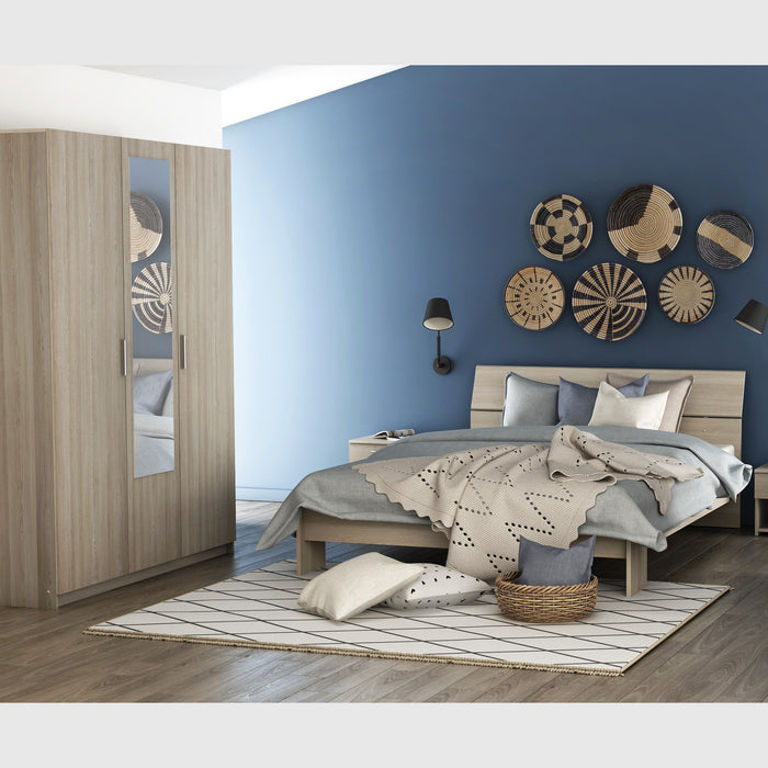 Calicosy - Kledingkast 3 Deuren 1 Spiegel - Pricy3 - H191,5 cm