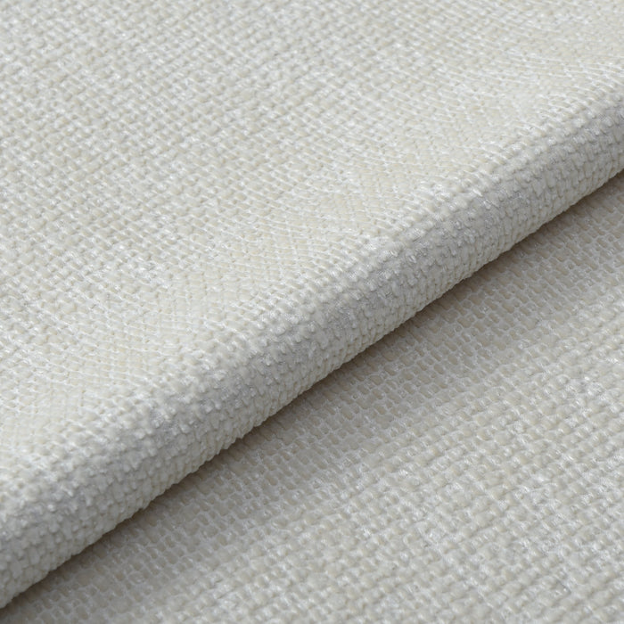 4-zitsbank in crème chenille fluweel